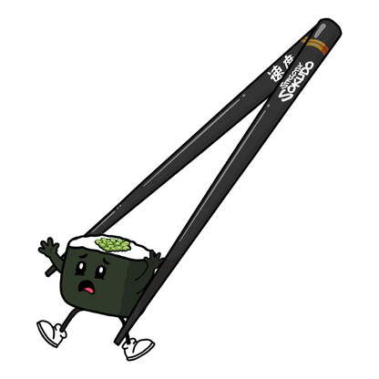 "SUSHI AND CHOPSTICKS" JAPANESE CULTURE DECALS