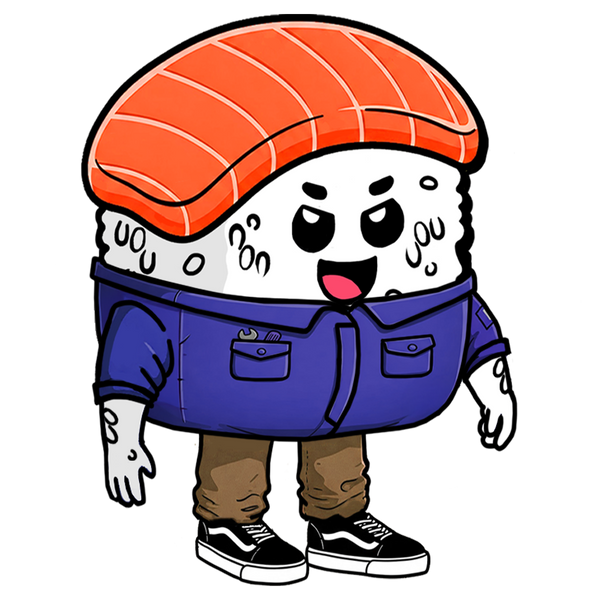 "SUSHI TECH" JAPANESE CULTURE DECALS