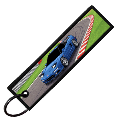"SUZUKA CIRCUIT 8-BIT TRACK" CUSTOM KEY TAG
