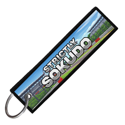 "SUZUKA CIRCUIT 8-BIT TRACK" CUSTOM KEY TAG