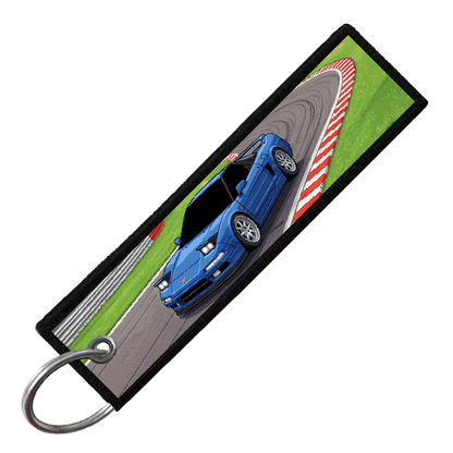 "SUZUKA CIRCUIT 8-BIT TRACK" CUSTOM KEY TAG