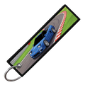 "SUZUKA CIRCUIT 8-BIT TRACK" CUSTOM KEY TAG