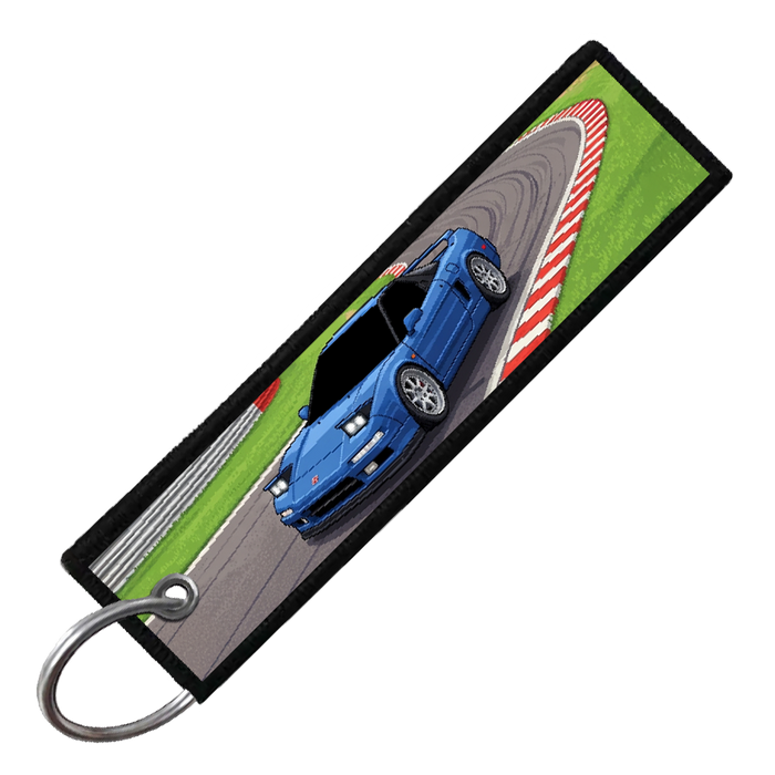 "SUZUKA CIRCUIT 8-BIT TRACK" CUSTOM KEY TAG