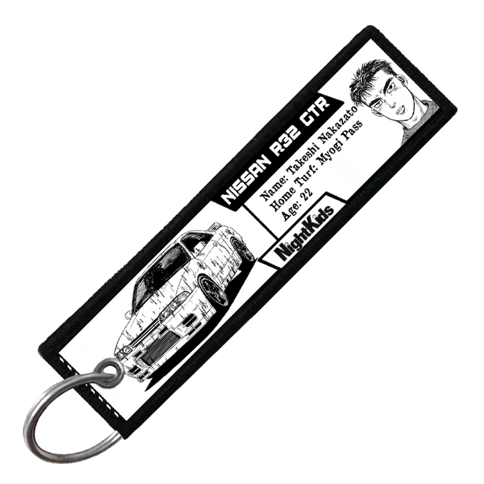 "TAKESHI DRIVER STATS" CUSTOM KEY TAG