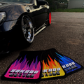 "ORANGE INFERNO" FLOOR MATS