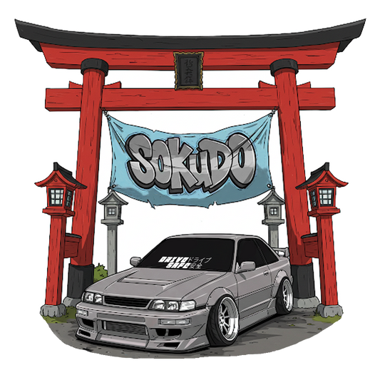"SOKUDO TORII BANNER" JAPANESE CULTURE DECALS