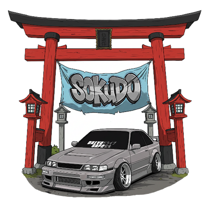 "SOKUDO TORII BANNER" JAPANESE CULTURE DECALS