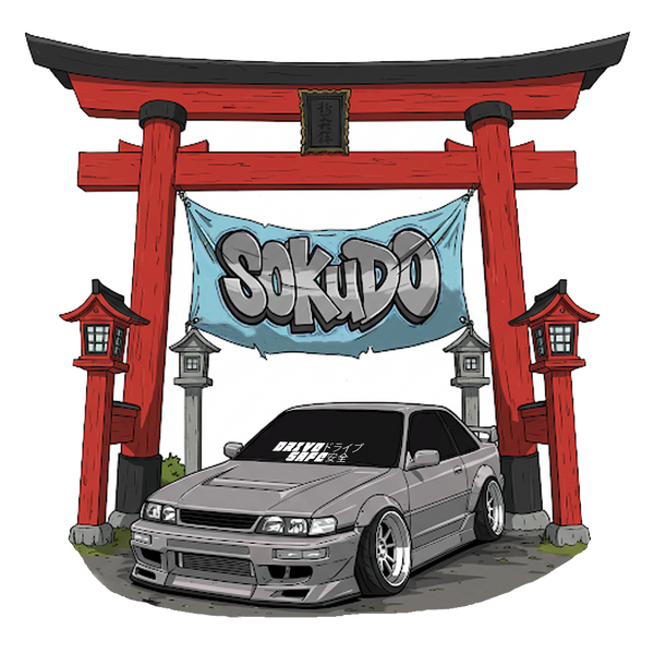 "SOKUDO TORII BANNER" JAPANESE CULTURE DECALS
