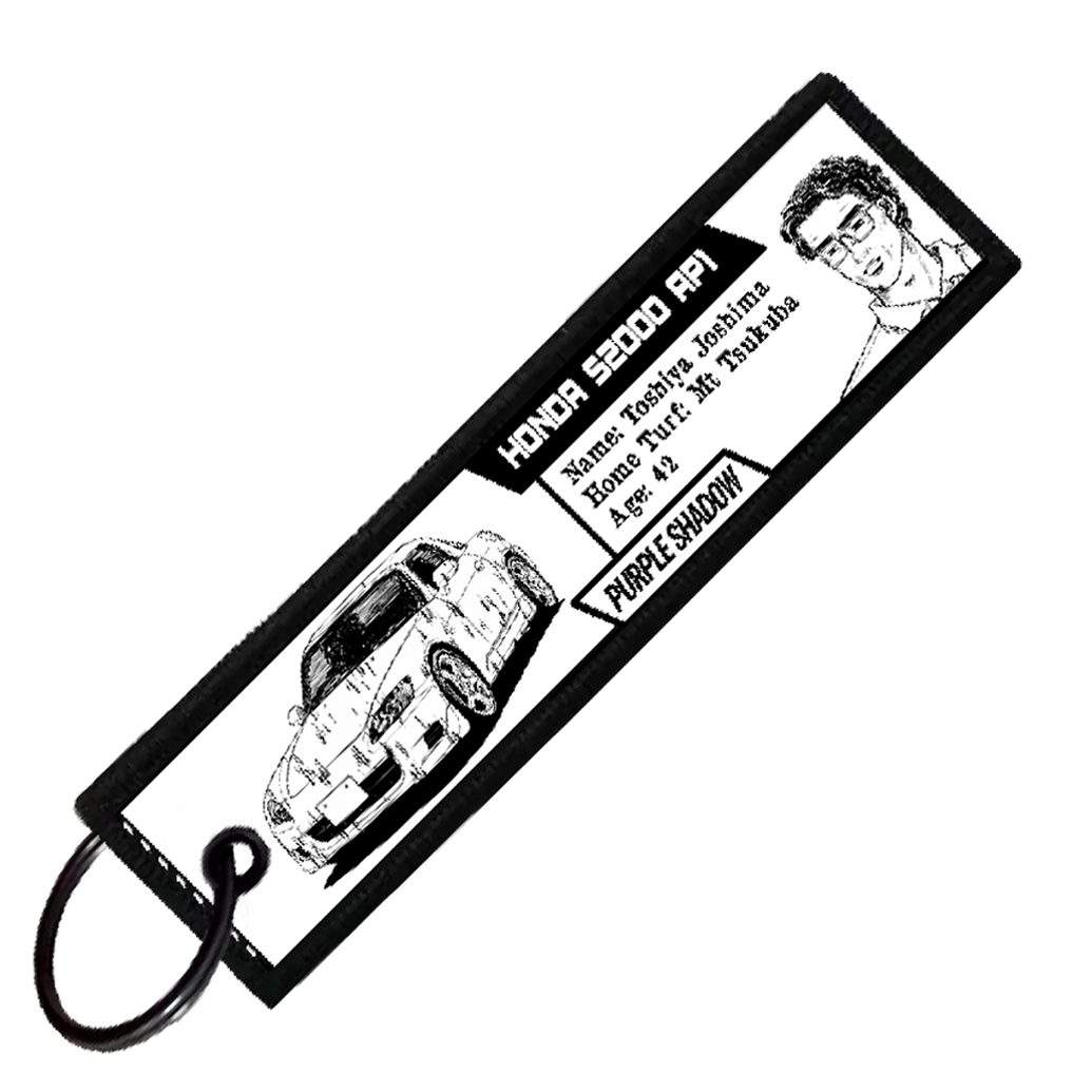 "TOSHIYA DRIVER STATS" CUSTOM KEY TAG