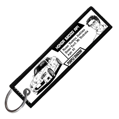 "TOSHIYA DRIVER STATS" CUSTOM KEY TAG