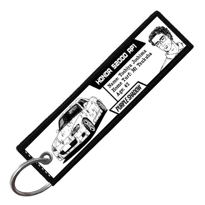 "TOSHIYA DRIVER STATS" CUSTOM KEY TAG