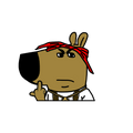 "TUPAC" CHILL GUY WINDOW PEEKER