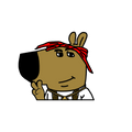 "TUPAC" CHILL GUY WINDOW PEEKER