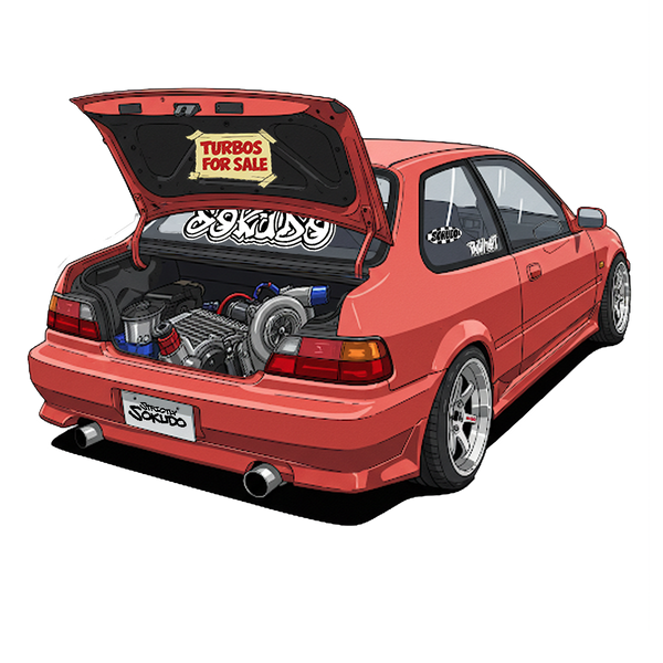 "TURBOS FOR SALE" JAPANESE CULTURE DECALS