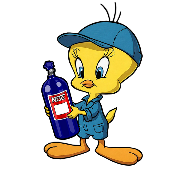 "NOS TWEETY" LOONEY TUNES DECAL