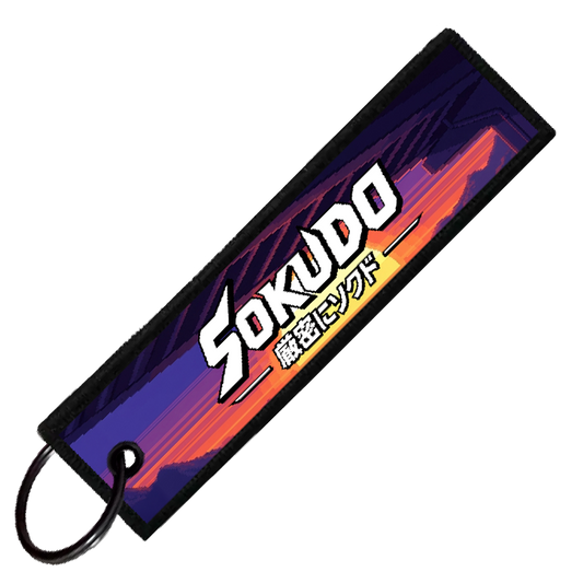 "TYPE R SLAMMED SUNSET" CUSTOM KEY TAG