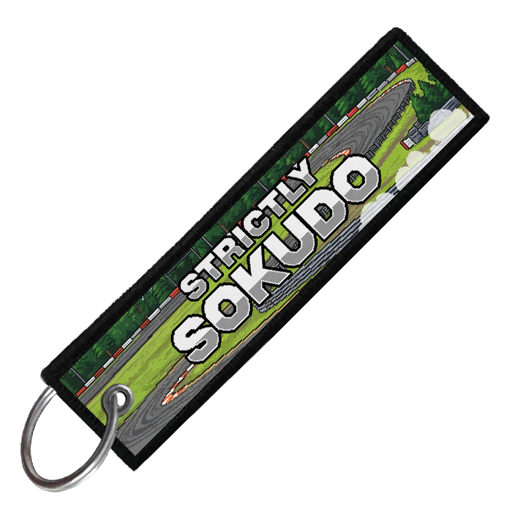 "USAIR RACEWAY 8-BIT DRIFTERS" CUSTOM KEY TAG