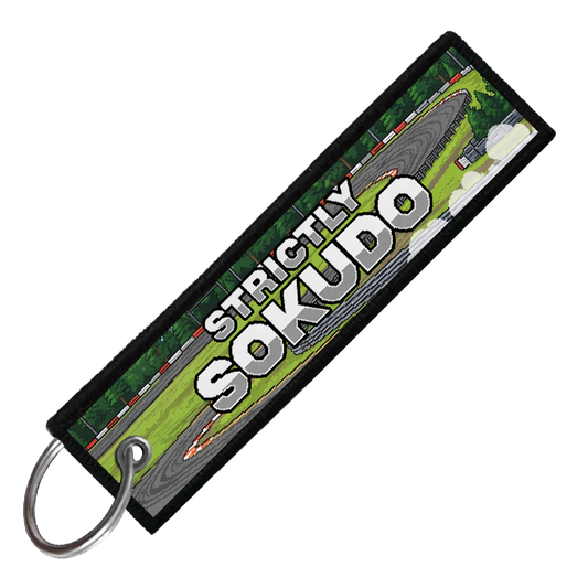 "USAIR RACEWAY 8-BIT DRIFTERS" CUSTOM KEY TAG