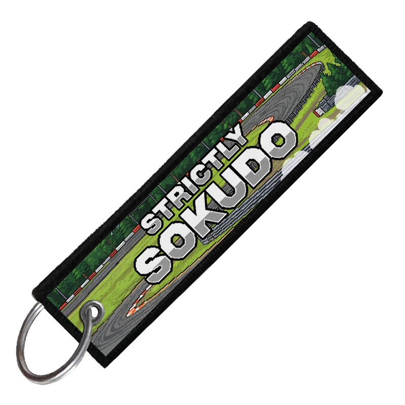 "USAIR RACEWAY 8-BIT DRIFTERS" CUSTOM KEY TAG
