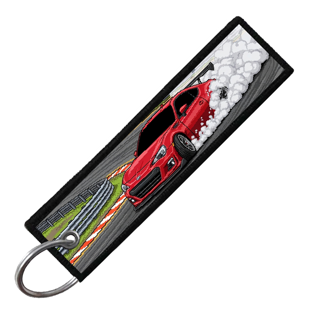 "USAIR RACEWAY 8-BIT DRIFTERS" CUSTOM KEY TAG