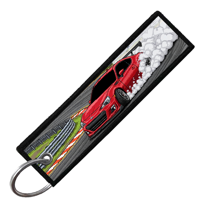 "USAIR RACEWAY 8-BIT DRIFTERS" CUSTOM KEY TAG