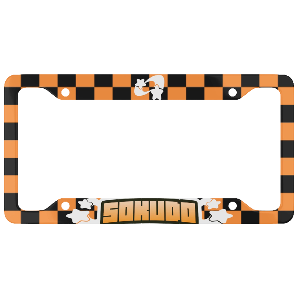 "ORANGE SUPERSTAR" PLATE FRAME