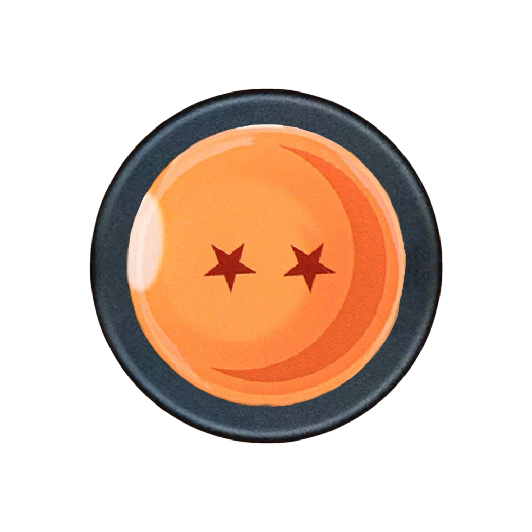 "2 STAR DRAGON BALL" Steering Wheel Horn Button