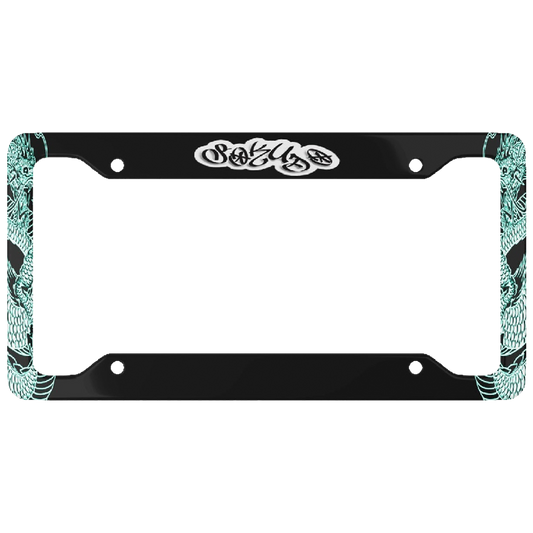 "LIGHT BLUE TATSU" License Plate Frame