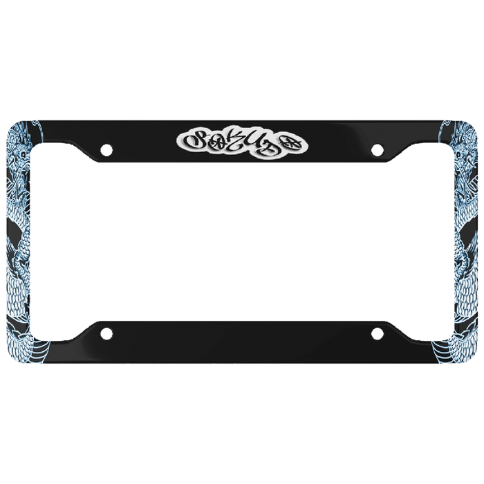 "BLUE TATSU" LICENSE PLATE FRAME