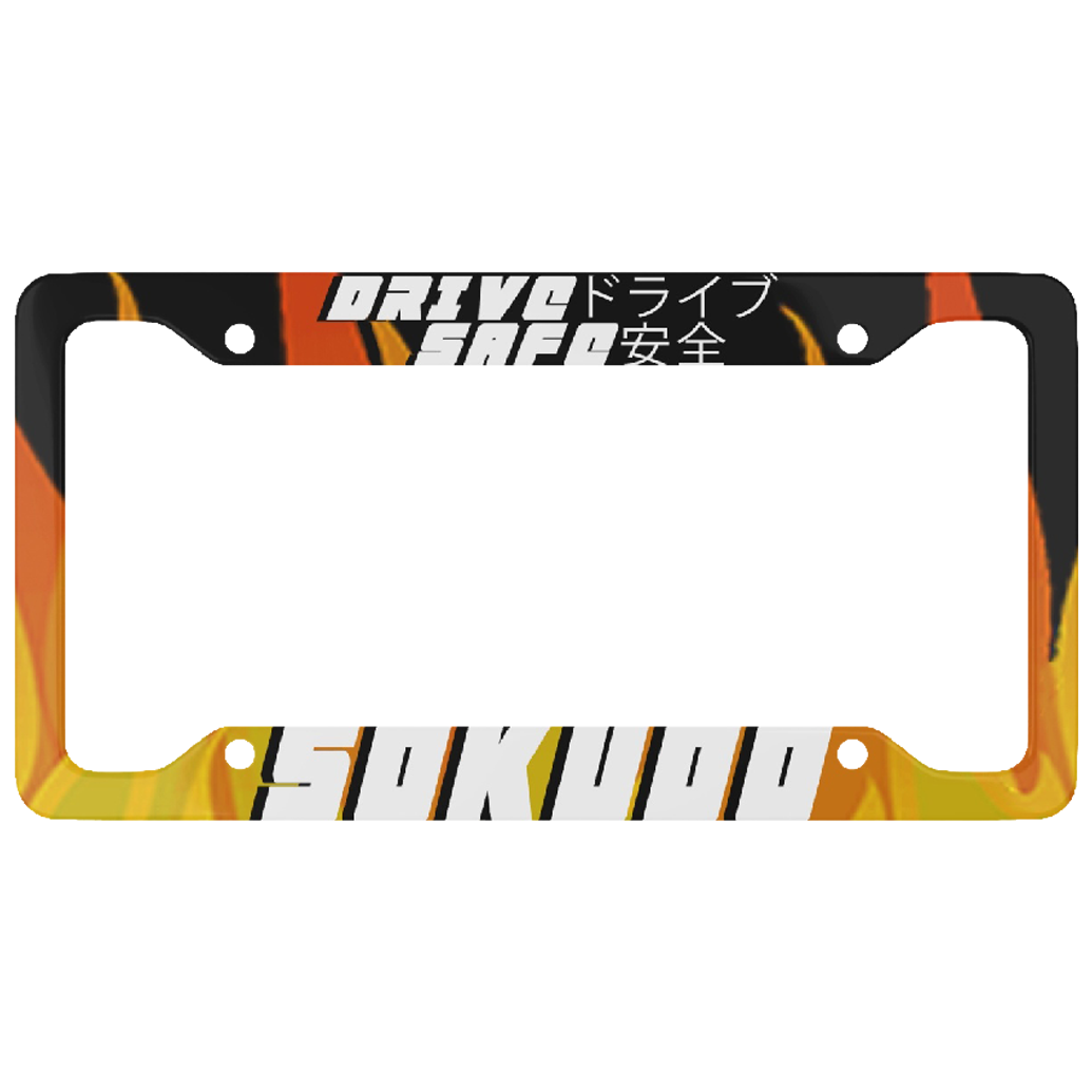 "INFERNO" PLATE FRAME