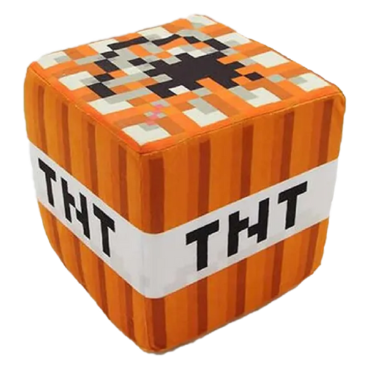 "TNT BLOCK" MINECRAFT PLUSHIE
