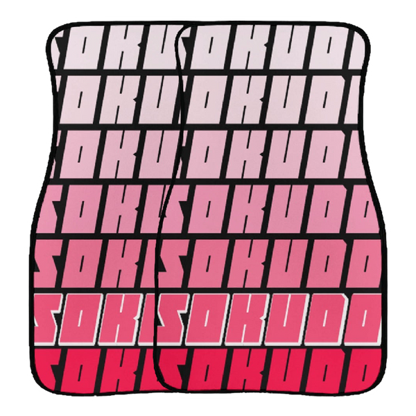 "RED FADED" FLOOR MATS