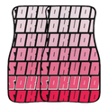 "RED FADED" FLOOR MATS