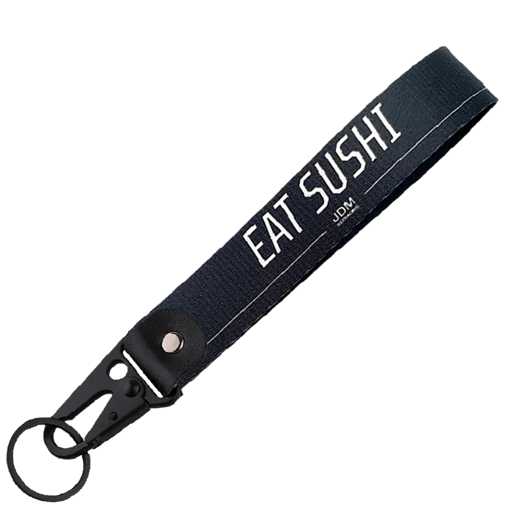 "Eat Sushi" Key Strap