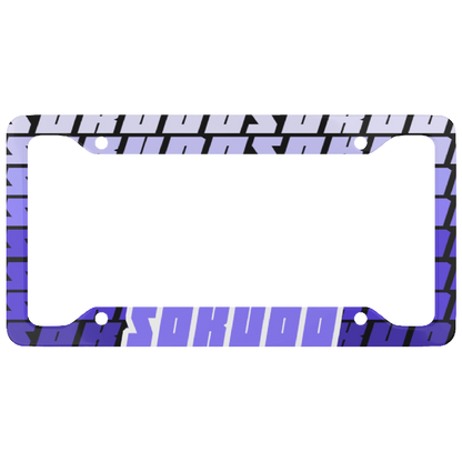 "PURPLE FADED" PLATE FRAME