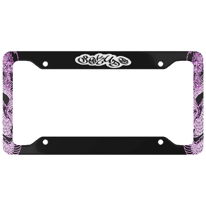 "PINK TATSU" License Plate Frame