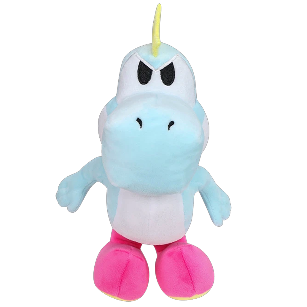 "PAPER MARIO LIGHT BLUE YOSHI" PLUSHIE