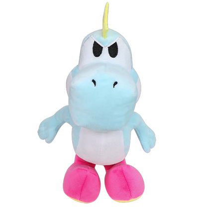 "PAPER MARIO LIGHT BLUE YOSHI" PLUSHIE