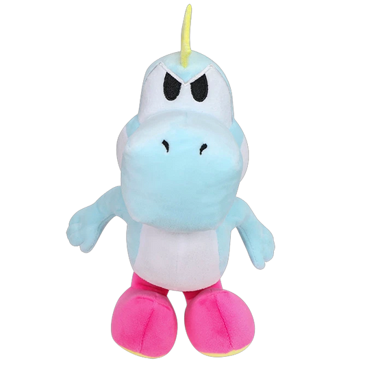 "PAPER MARIO LIGHT BLUE YOSHI" PLUSHIE