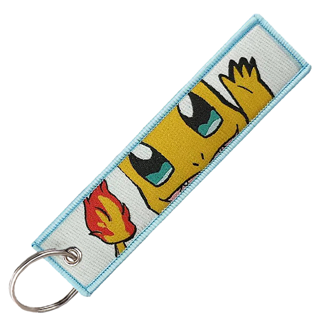 "Squirtle and Charmander" Key Tag