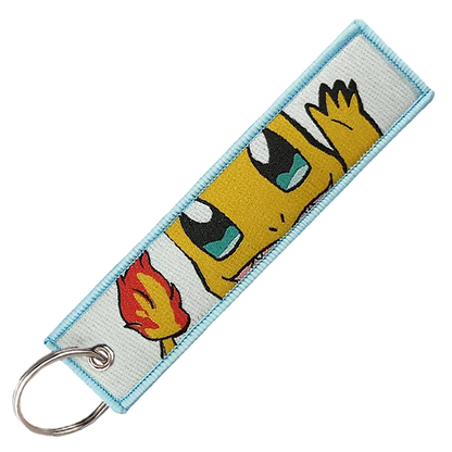 "Squirtle and Charmander" Key Tag