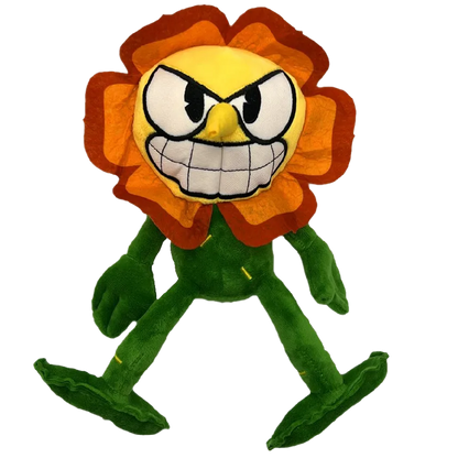 "CAGNEY CARNATION CUPHEAD" PLUSHIE