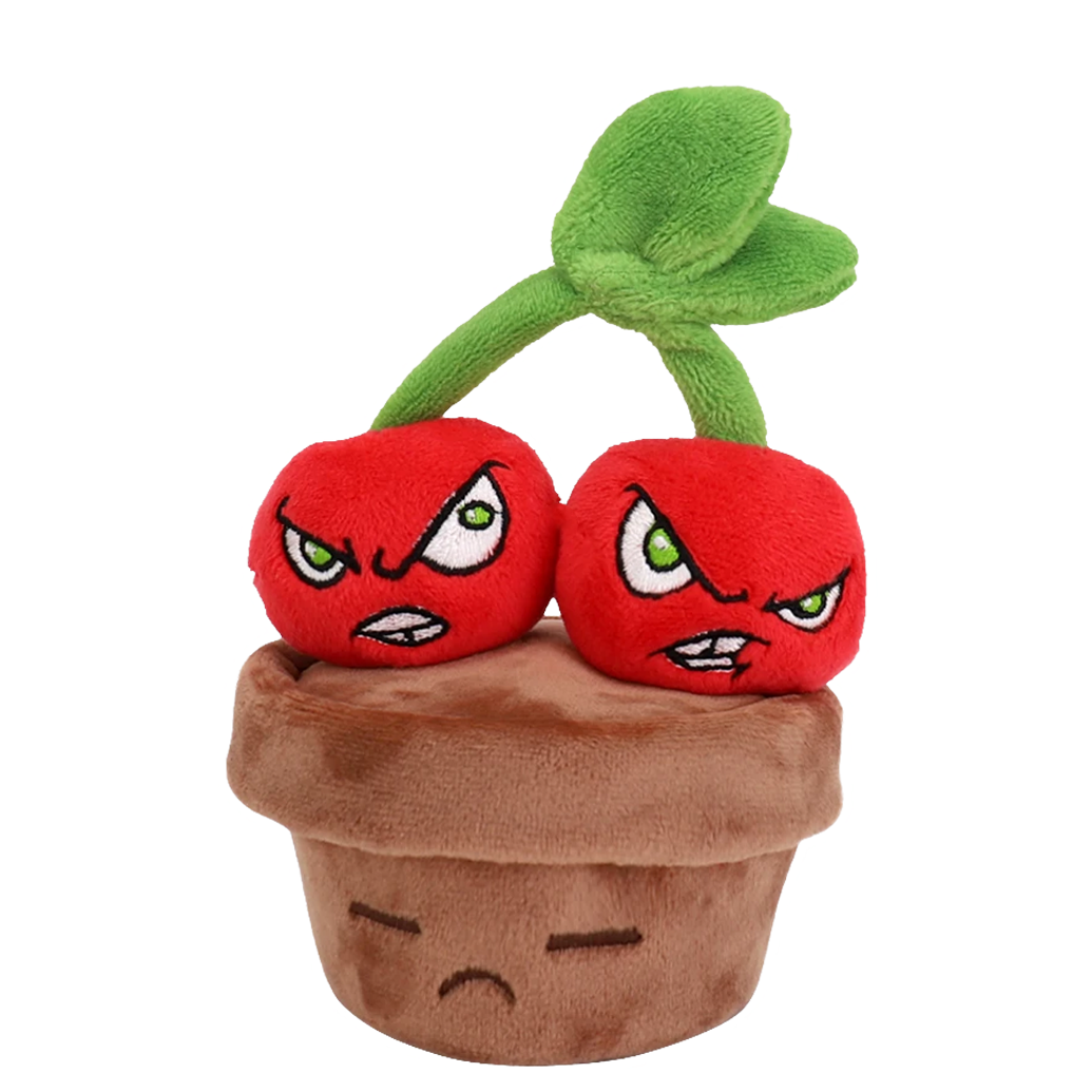 "CHERRY BOMB POTTED" PLUSHIE
