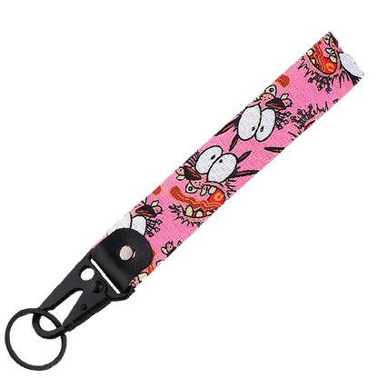 "Courage the Cowardly Dog" Key Strap