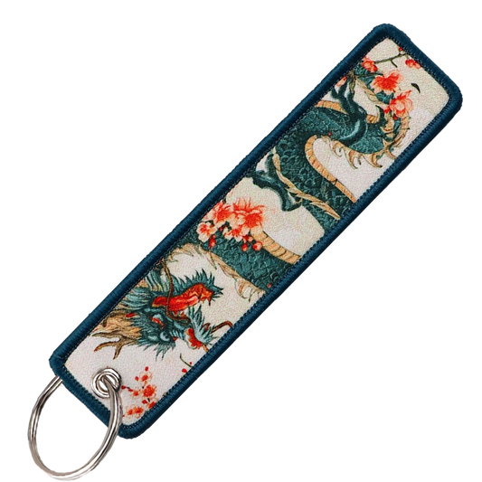 "Japanese Dragon" Key Tag