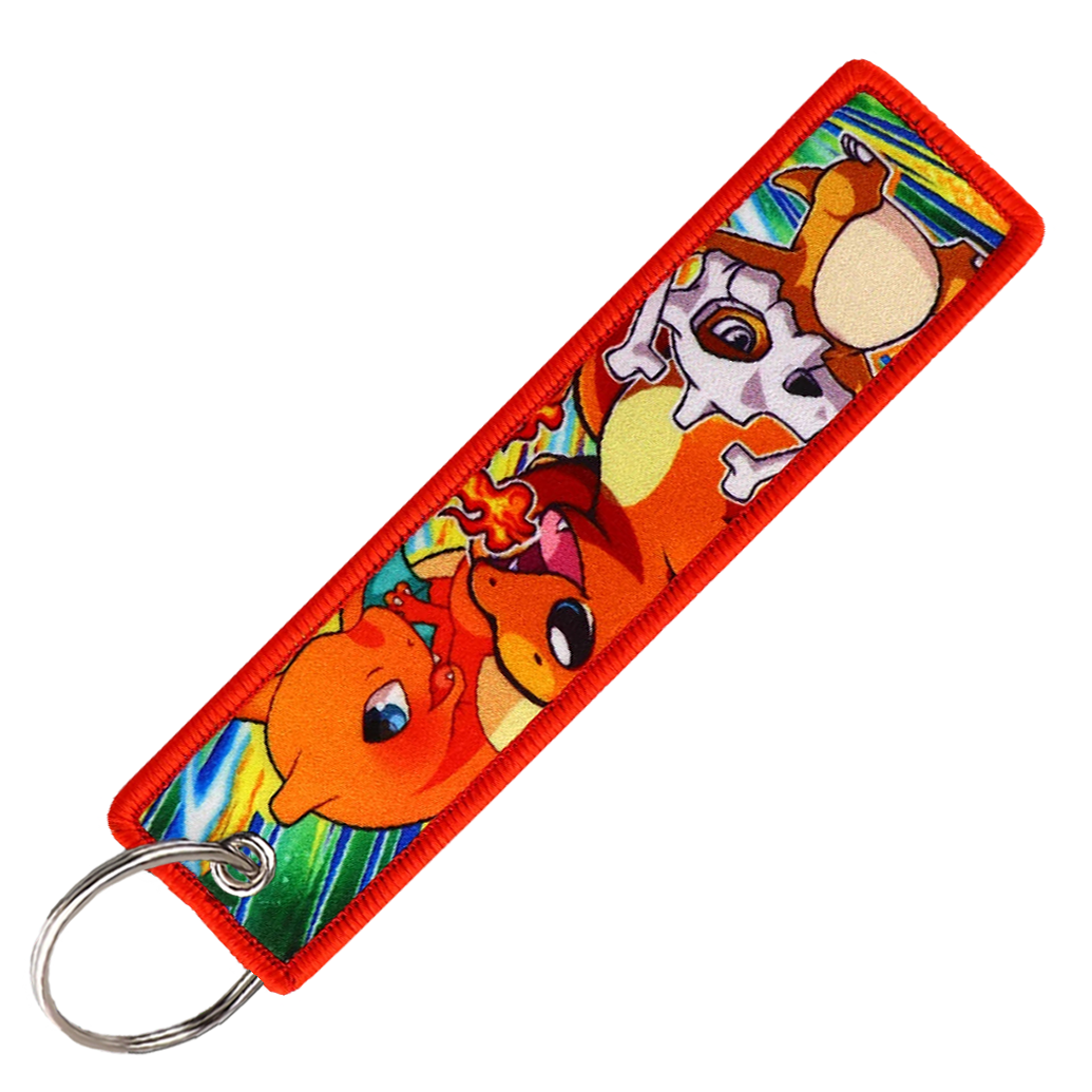 "Charmander and Cubone" Key Tag