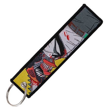 "Power and Denji" Key Tag