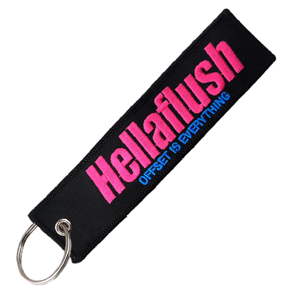 "Hellaflush" Key Tag