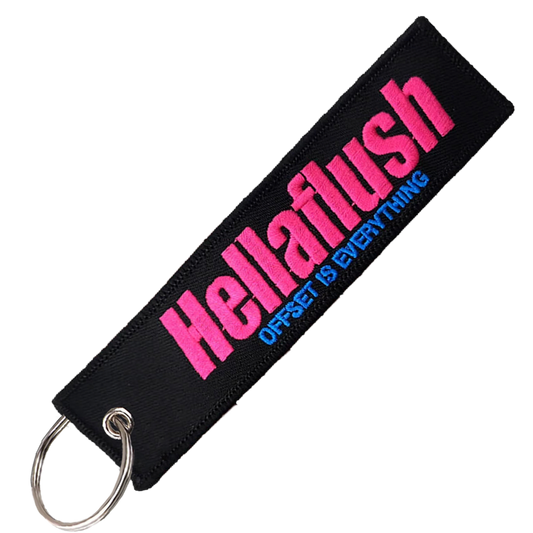 "Hellaflush" Key Tag