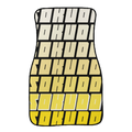 "YELLOW FADED" FLOOR MATS